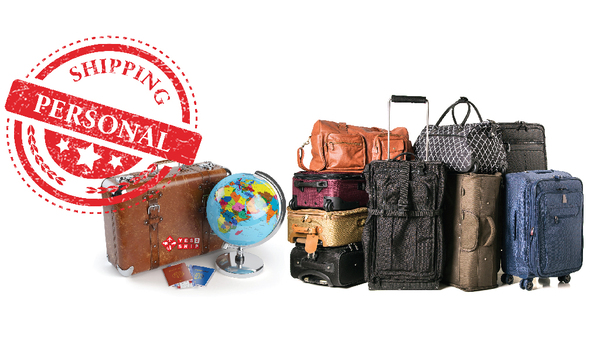 Shipping personal effects at Doha Airport, ensuring safe and reliable transport.