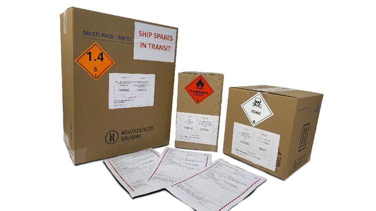 Ship Spares in Transit with Hazardous Goods Labels – Ensuring Safe and Compliant Shipping
